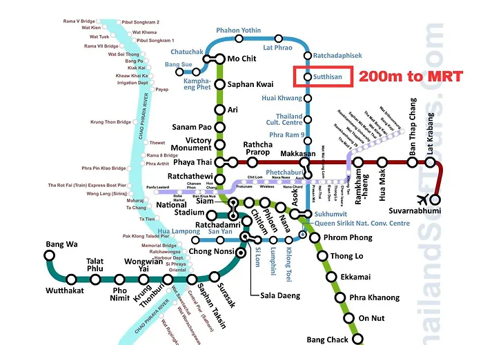 200m To Mrt Private 3br For 8 度假居 曼谷
